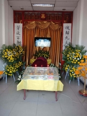 豪华灵堂布置